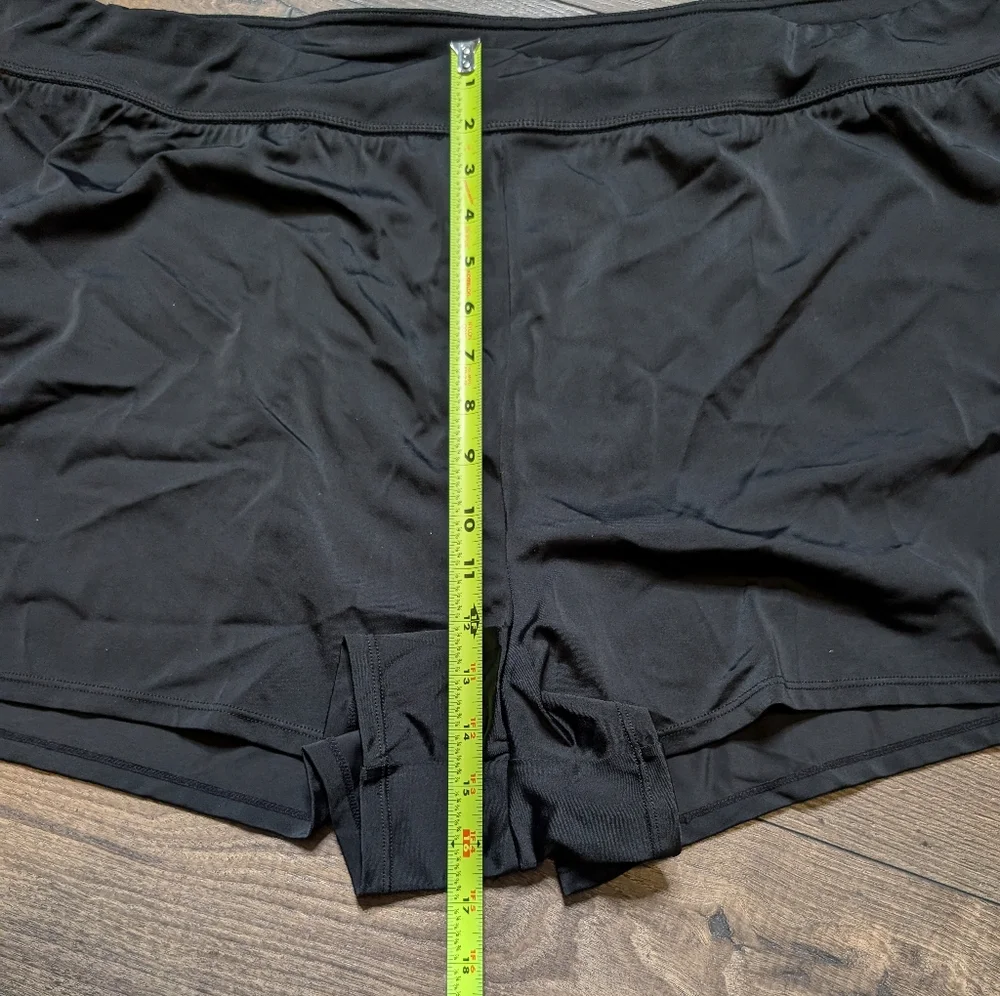 NEW Swimsuits For All Black‎ Swim Shorts Size 26